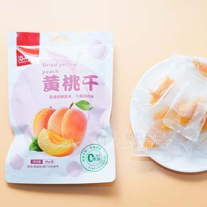 海莱玛黄桃干独立小包装水果干蜜饯果脯实物图招商80g