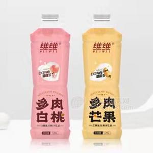 維維多肉白桃＋多肉芒果復(fù)合果汁飲品瓶裝1.25L