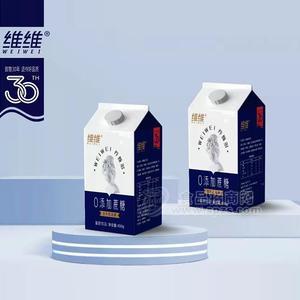 维维0添加蔗糖生牛乳发酵酸奶饮品屋顶盒酸奶招商450g