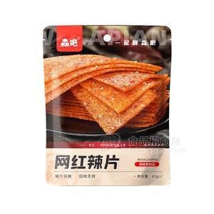 森吧網(wǎng)紅辣片調(diào)味面制品休閑食品65g