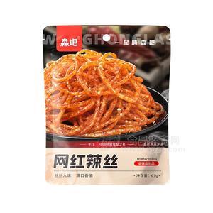 森吧網紅辣絲調味面制品休閑食品65g