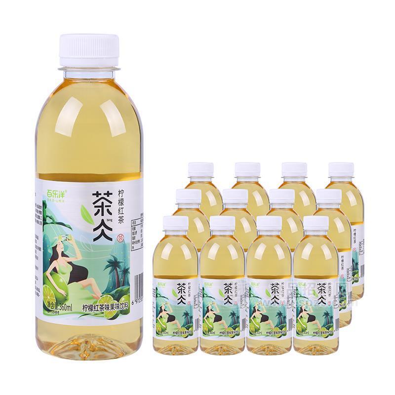 百乐洋柠檬红茶瓶装茶味果味饮料招商360m