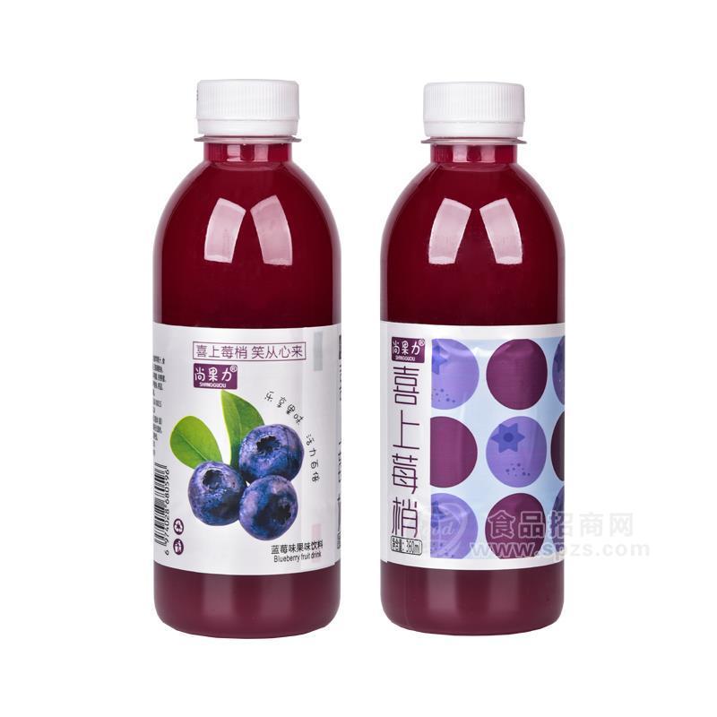 ·尚果力喜上莓梢蓝莓味果味饮料瓶装招商360ml 