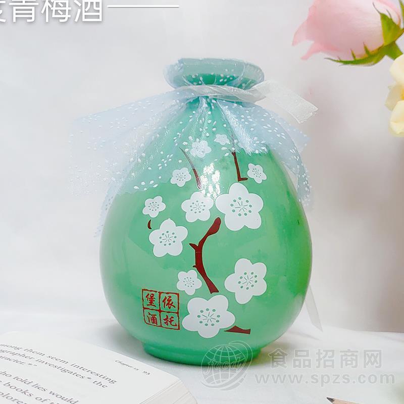 依托堡青梅酒果酒花坛瓶酒招商500ml