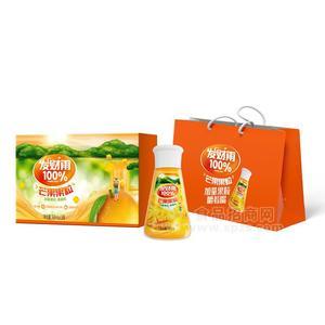 發(fā)財雨100%芒果果粒果汁飲料禮盒裝招商360ml×15瓶
