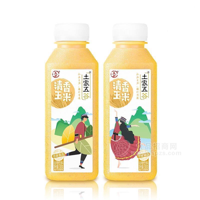 土家五谷清香玉米谷物飲料招商茂和粗糧飲品代理300gx12瓶