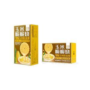 玉米脆脆烧椒盐味饼干80g
