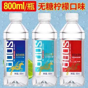 勇士無糖檸檬口味蘇打水飲料800ml