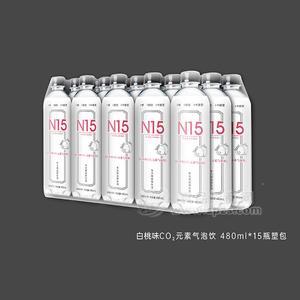 N15白桃味氣泡飲碳酸飲料480mlx15瓶