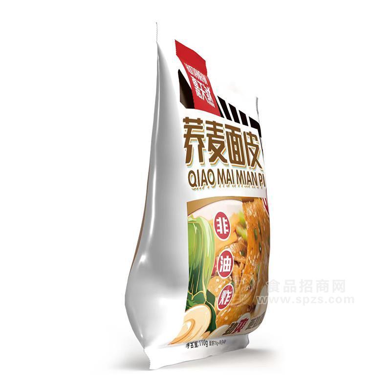 惠天然麻醬味蕎麥面皮袋裝方便食品招商118g