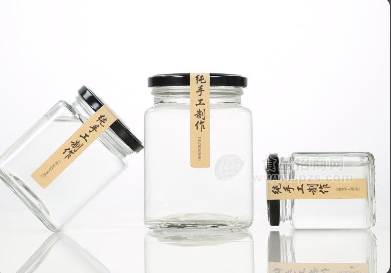 200克280克四方辣椒酱瓶 辣酱瓶子