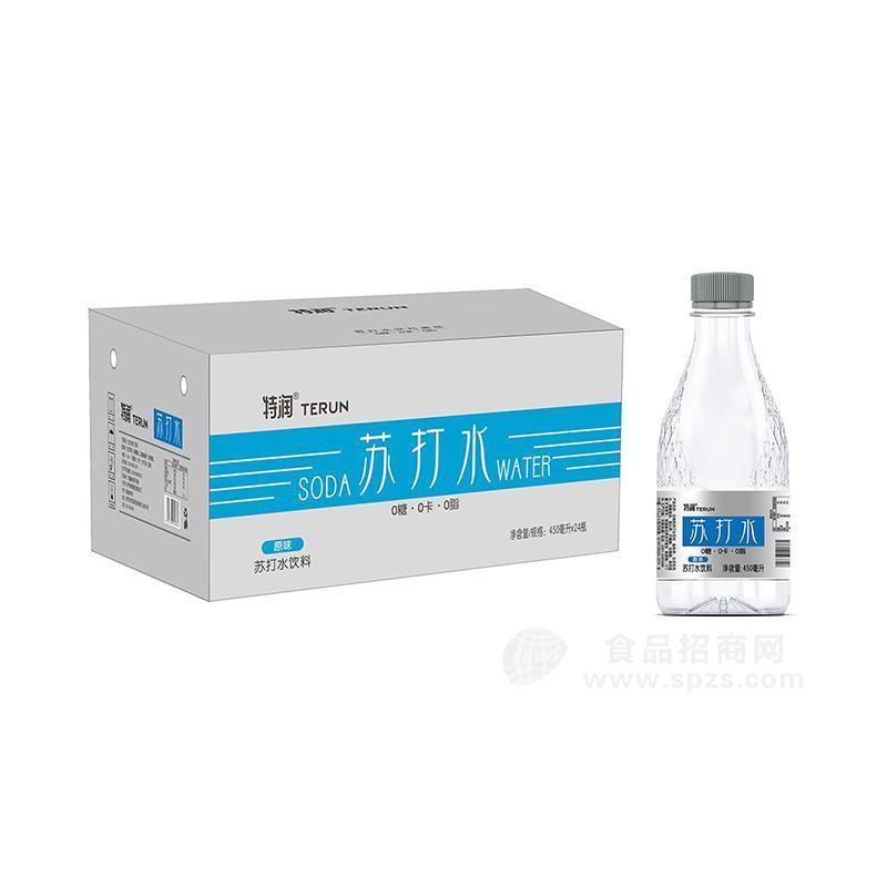 ·特润原味苏打水饮料450mlx24瓶 