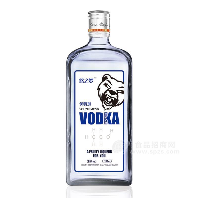 悠之夢伏特加酒60度700ml