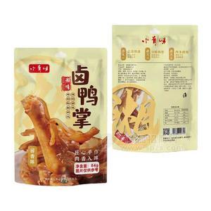 小有味醬香味鹵鴨掌肉干肉脯休閑食品招商84g