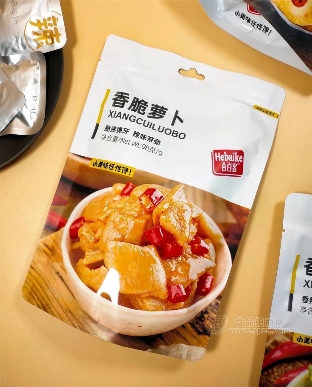 合百客香脆蘿卜98g小白袋系列