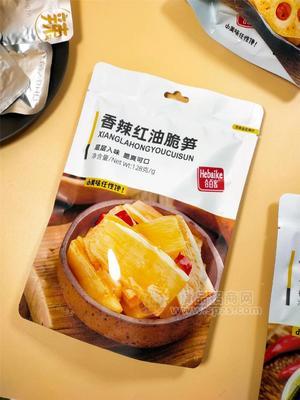 合百客香辣紅油脆筍128g小白袋系列