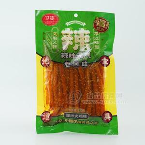 衛(wèi)高爆炒火雞味辣條麻辣辣條袋裝招商130g