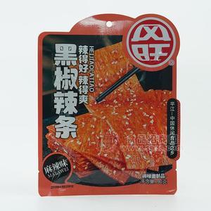 风旺麻辣味黑椒辣条调味面制品袋装招商90g