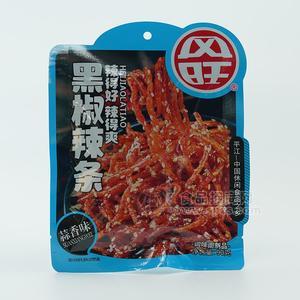 風(fēng)旺蒜香味黑椒辣條調(diào)味面制品袋裝招商90g