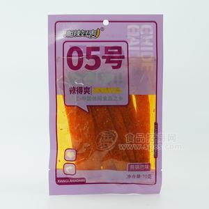 湘辣好麥05號(hào)煎鍋巴味辣條休閑食品70g