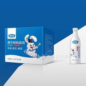 宜樂多甜牛奶含乳飲料招商1.08Lx6瓶禮盒