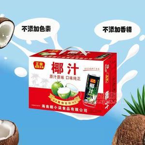 正宗海南风味椰子汁植物蛋白饮料箱装