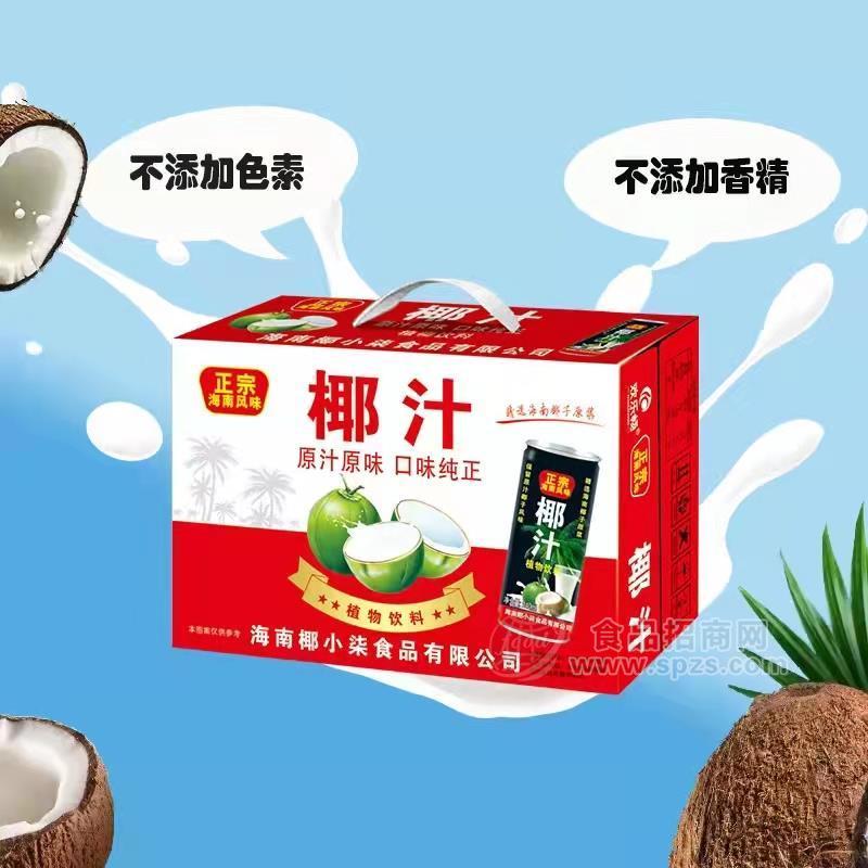 正宗海南風味椰子汁植物蛋白飲料箱裝