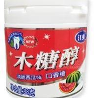 江爽口香糖/清甜西瓜味/广东汕头/包退换招商/木糖醇/零食糖果