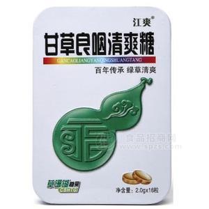 江爽甘草薄荷潤(rùn)喉糖/江爽/江西南昌/浙江溫州/薄荷糖果零食