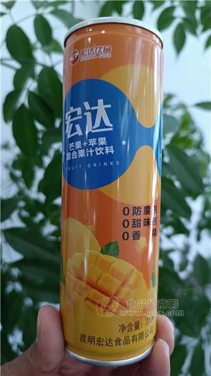 宏達(dá)芒果+蘋果復(fù)合果汁飲料全國招商