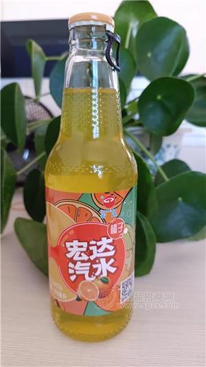 宏達(dá)老汽水橙子口味汽水飲料招商