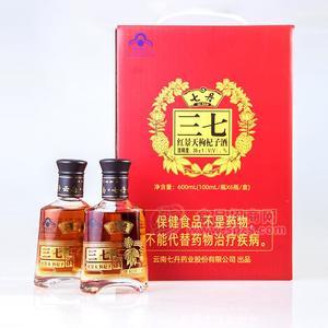 七丹三七紅景天枸杞子酒 招商600ml保健食品