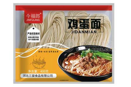 金福郎鸡蛋面袋装半干面鲜湿面招商