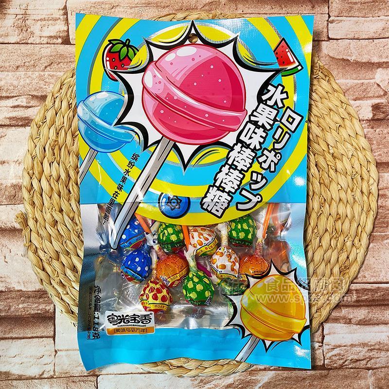粤光宝香水果味棒棒糖118g