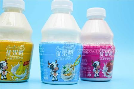 優(yōu)果樹米樂(lè)水果牛奶酸奶飲料乳酸菌飲品新品上市450ml