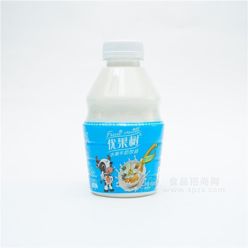 優(yōu)果樹米樂水果牛奶酸奶飲料乳酸菌飲品香草味450ml