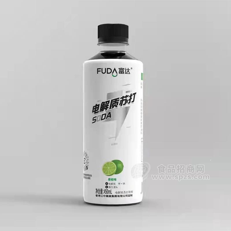 富达青桔味电解质苏打水450ml