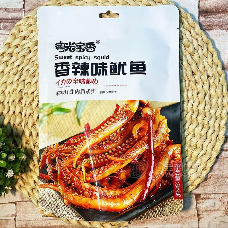 粵光寶香香辣味魷魚魚干魚絲85g