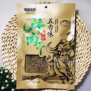 粵光寶香五香味傳統(tǒng)牛肉干肉制品80g