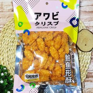 粵光寶香香辣味鮑魚形酥膨化食品100g