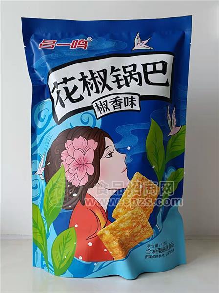 吕一鸣 花椒锅巴  椒香味 立袋装312g