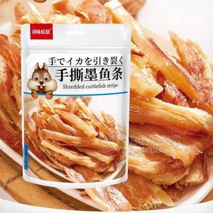 闲味松鼠手撕墨鱼条休闲食品60g