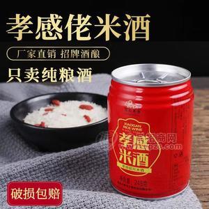 饭山米香孝感银耳米酒孝感米酒饮料罐装248g