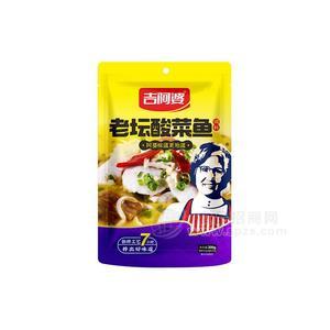 吉阿婆老壇酸菜魚(yú)調(diào)料調(diào)味品350g