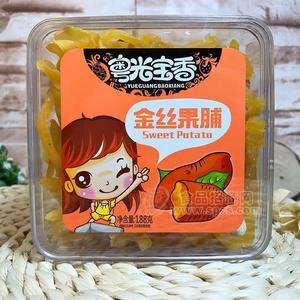 粤光宝香金丝蜜饯果脯水果干方盒188g