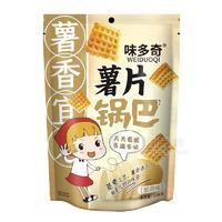 味多奇蟹黃味薯片鍋巴膨化食品138g