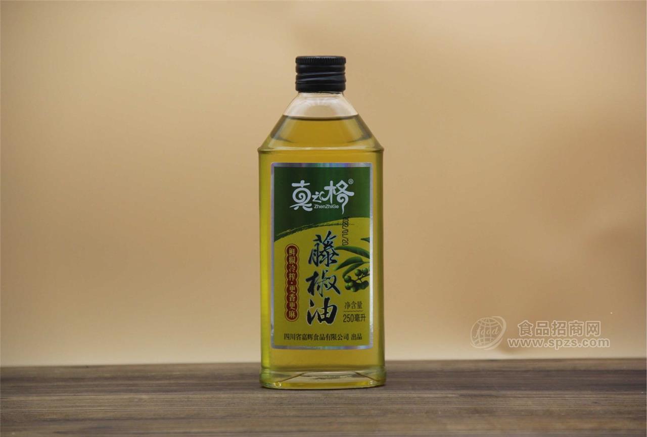 真之格藤椒油250ml家用裝無(wú)添加