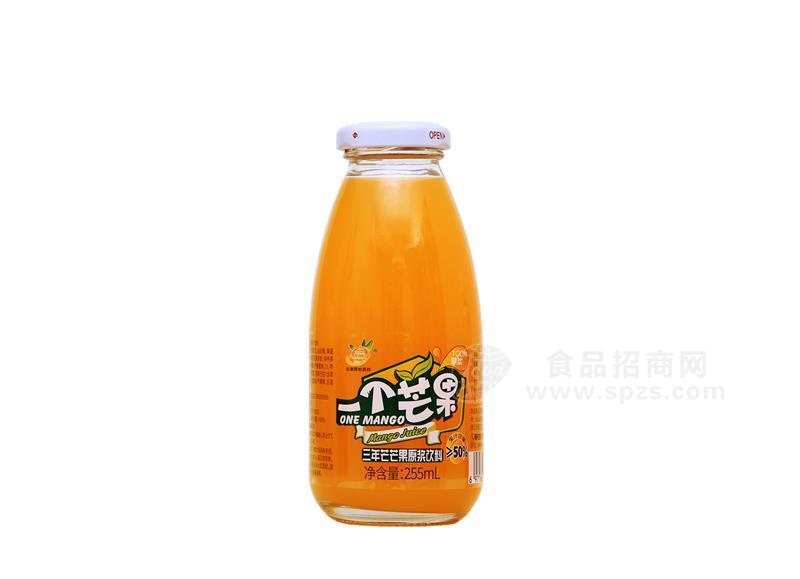 原始雨林一 個(gè)芒果100%原漿芒果汁255ML
