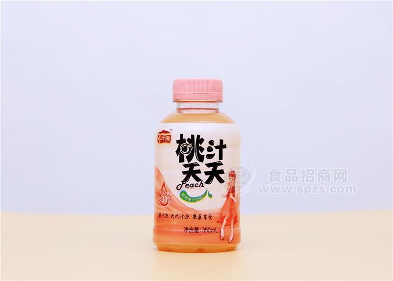 桃汁夭夭桃子果汁飲料350ML全國(guó)招商
