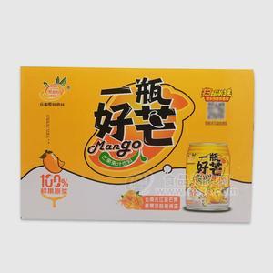 云南原始雨林一瓶好芒芒果果汁饮料箱装